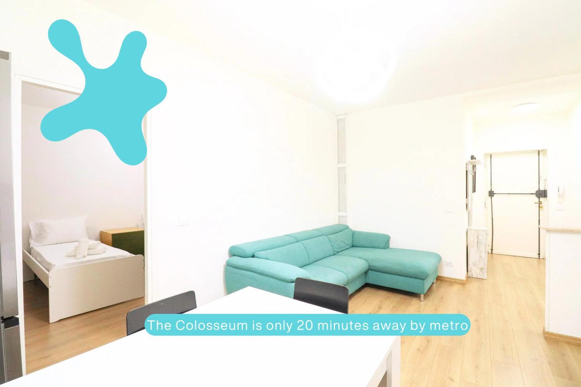 Elegant Chic - Center 10 Min, Ac, Wifi, Metro 1min Appartamento